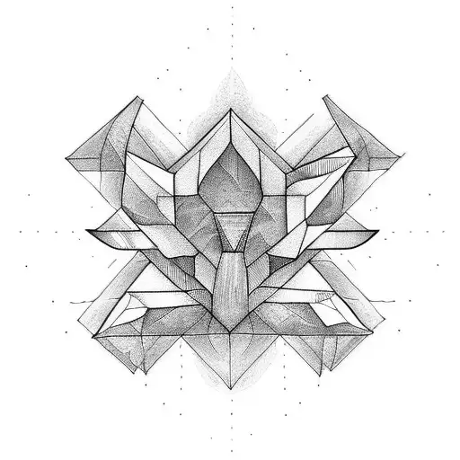 squares tattoo design idea