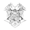 squares tattoo design idea