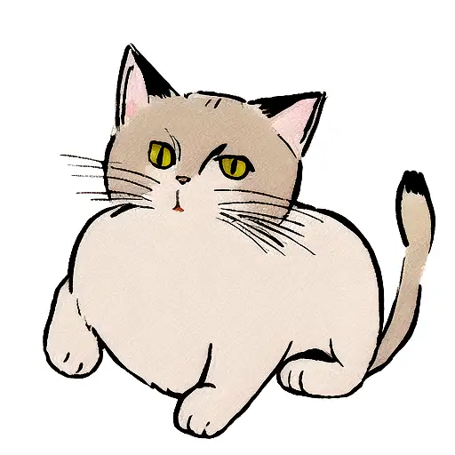 gato blanco y gato negro  tattoo design idea