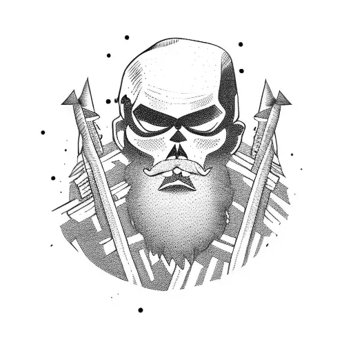 lumberjack tattoo design idea