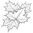 Maple Leaf tattoo design idea
