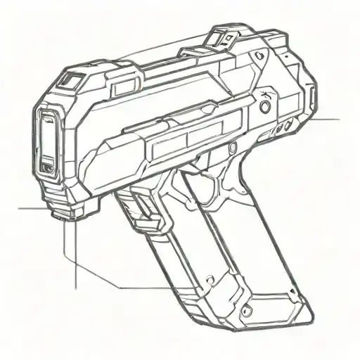 Destiny Video Game forearm tattoo design idea