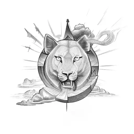 Depiction of a biblical scene or story tattoo design idea