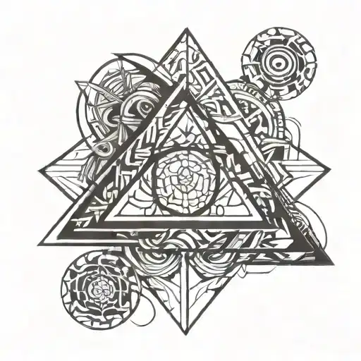 holy trinity  tattoo design idea