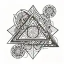 holy trinity  tattoo design idea