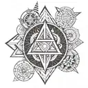 holy trinity  tattoo design idea