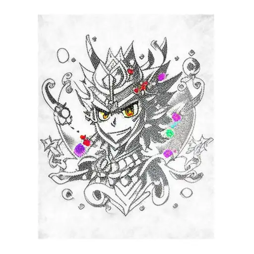 black clover tattoo design idea
