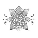 black clover tattoo design idea