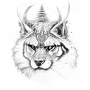 killer instinct on a snowmobile tattoo design idea