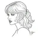 Taylor swift "peter" tattoo design idea