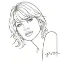 Taylor swift "peter" tattoo design idea