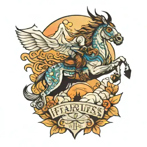 I'm fearless, ride in the echoes, mountain ledge tattoo design idea