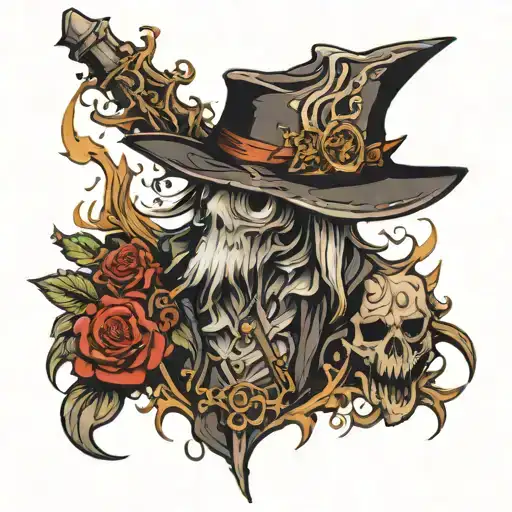 Bloodborne style tattoo tattoo design idea