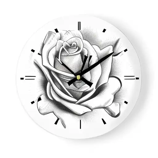 Lion with rose and clock ⏰ | TikTok