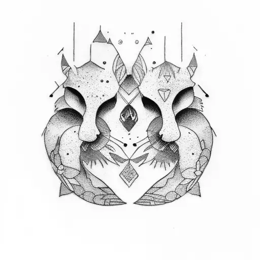 small aesthetic matching tattoo for 3 sisters tattoo design idea