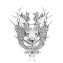 small aesthetic matching tattoo for 3 sisters tattoo design idea