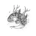 small aesthetic matching tattoo for 3 sisters tattoo design idea