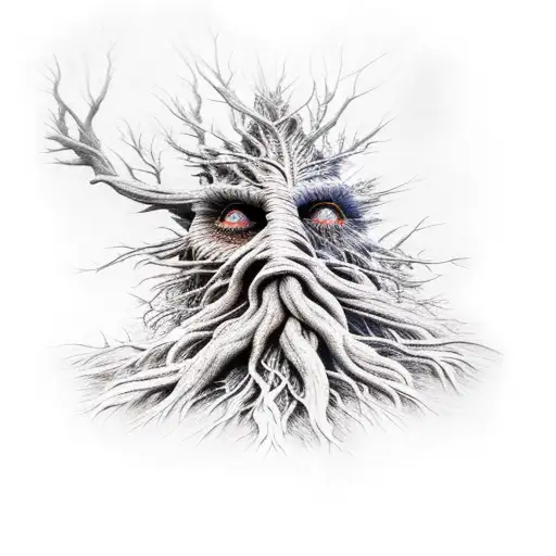 Treebeard tattoo design idea
