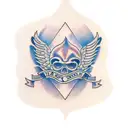 name initials of "HYL" tattoo design idea