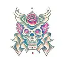 name initials of "HYL" tattoo design idea