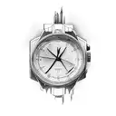 relogio tattoo design idea