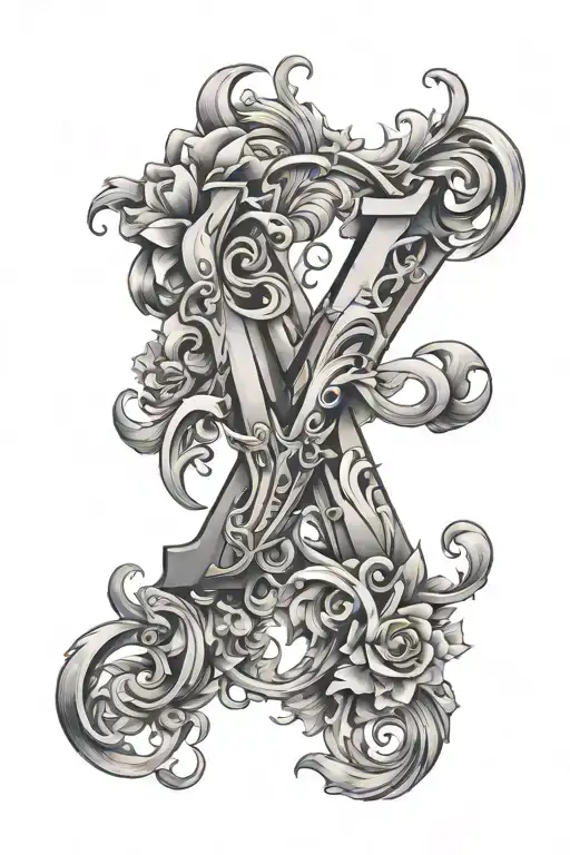 design a tattoo for 5 friends with the letters M,K,M,A,A tattoo design idea