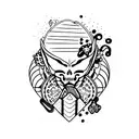 half-finished chocolate tattoo design idea