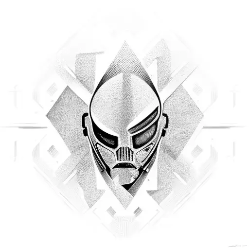 cyber sygilism elbow tattoo design idea