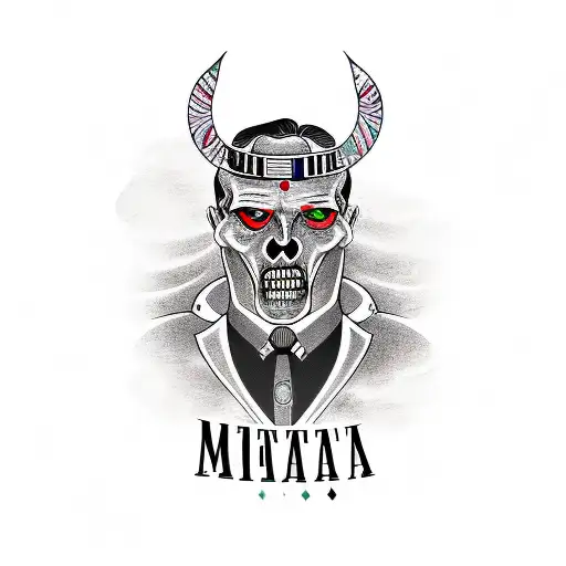 mafia tattoo design idea