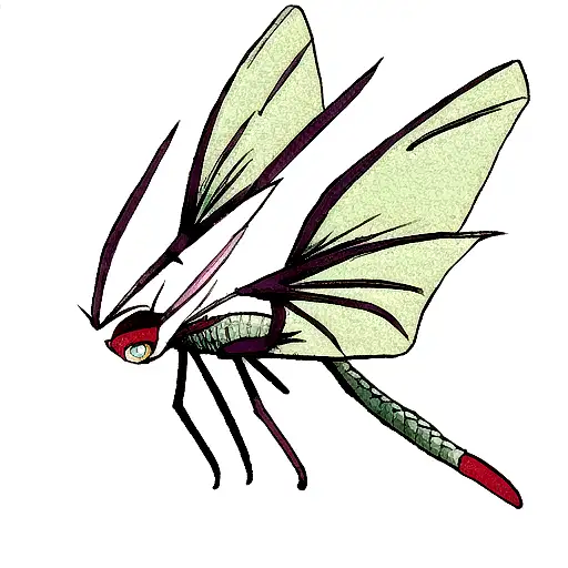 DRAGON-FLY tattoo design idea