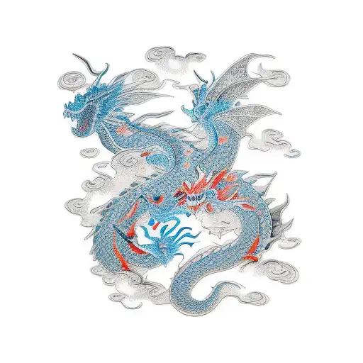 DRAGON-FLY tattoo design idea