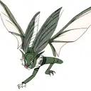 DRAGON-FLY tattoo design idea