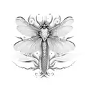 DRAGON-FLY tattoo design idea