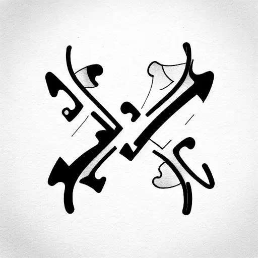 puzzle pieces tattoo design idea