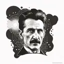 Nikola tesla  tattoo design idea