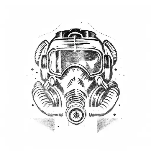 Fallout new vegas woman tattoo design idea