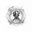 Fallout new vegas tattoo design idea