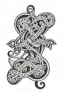 celtic knot tattoo design idea