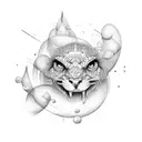 frase God's plan  tattoo design idea