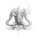 frase God's plan  tattoo design idea