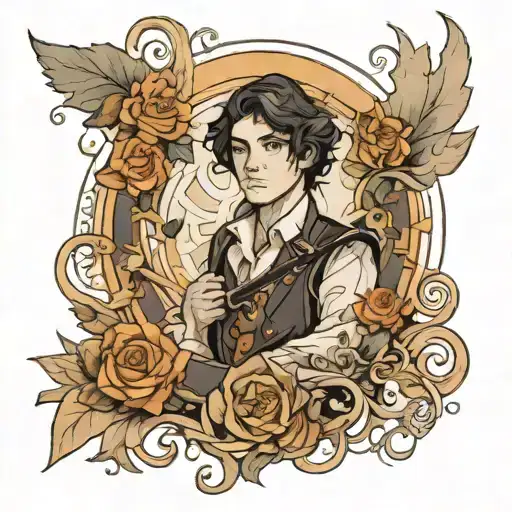 Vin from Mistborn  tattoo design idea