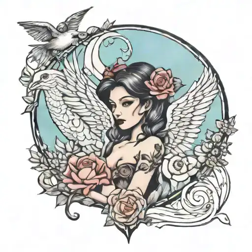 Always together. Never apart, Maybe in distance. But never by heart tattoo design idea
