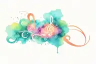 clef tattoo design idea