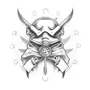 cute plague doctor  tattoo design idea