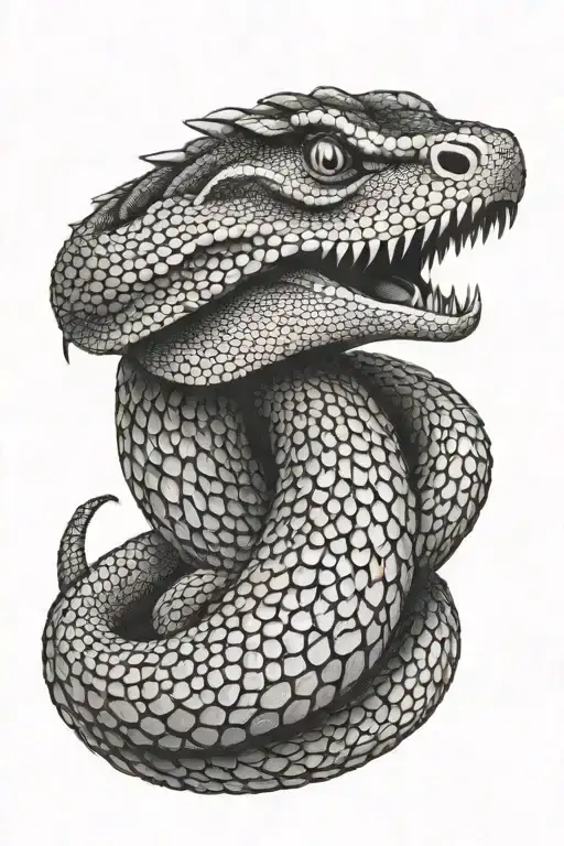 Viper Head tattoo design idea