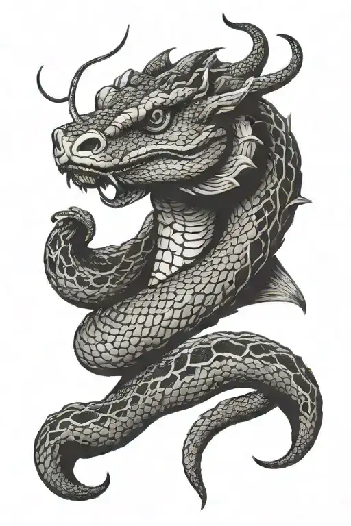 Viper Head tattoo design idea
