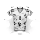 Football jersey with a unique pattern tattoo design idea