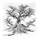 tree sword  tattoo design idea