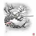 tree sword  tattoo design idea