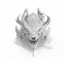 NY drill tattoo design idea